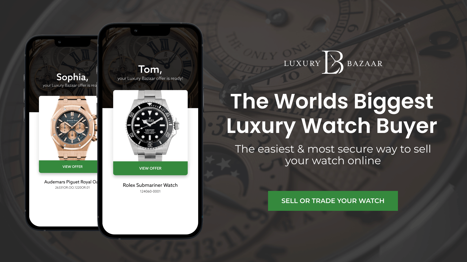 I want to sell my luxury watch best sale